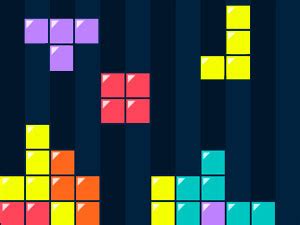 Sliding tetris online game, consisting of horizontal pieces of different lengths. . Math is fun tetris